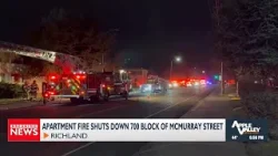 BREAKING: McMurray Street in Richland shut down due to apartment fire