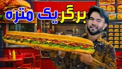 Street food: Giant One-meter burger