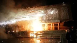 Антиправительственные выступления и беспорядки в центре Тираны