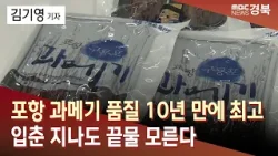 포항 과메기 품질 10년 만에 최고..입춘 지나도 끝물 모른다 / 안동MBC