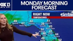 Tampa weather | Monday morning forecast Tampa weather | Monday morning forecast
