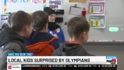 Tri-State kids surprised by Olympians