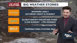 ❄️?Slushy mountain passes possible on Super Bowl Sunday
