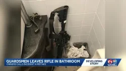 National guardsmen leaves rifle in French Quarter bathroom National guardsmen leaves rifle in French Quarter bathroom